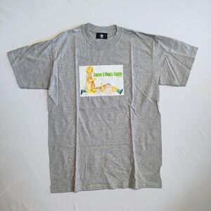 SERIAL KILLER Jane Likes Jane Graphic Parody T-Shirt Grey Size M Tee VTG 90s NOS